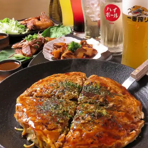 广岛风味猪肉大阪烧：1,078日元（含税）