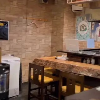 1名掛けカウンター×5