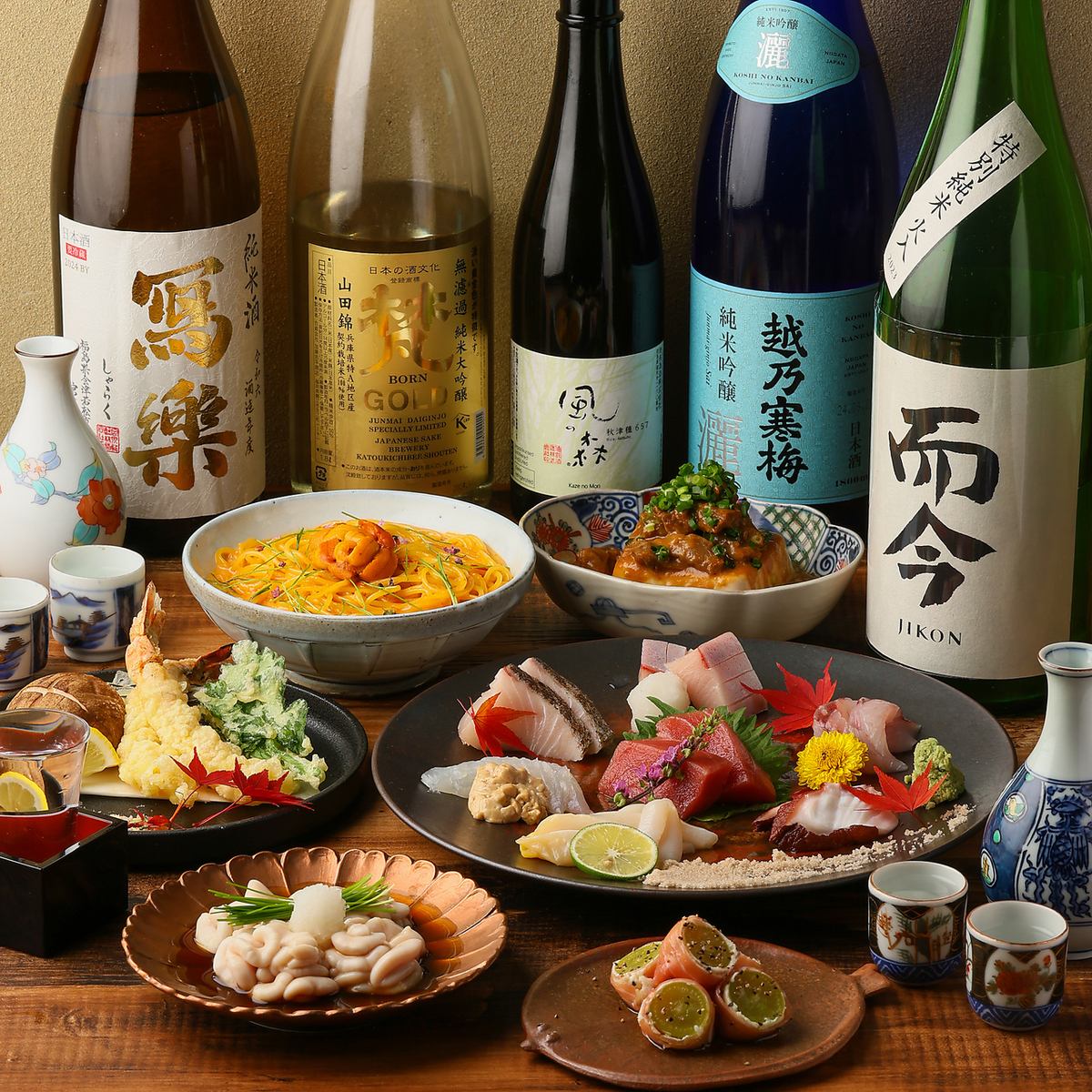 全国各地から厳選した日本酒50種類が2750円で飲み放題！