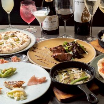 【お料理のみ】メインは仔牛の窯焼き！春の食材をふんだんに使った石窯コース3500円(税込)