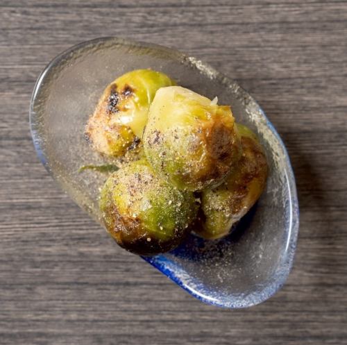 芽キャベツの胡椒浸し