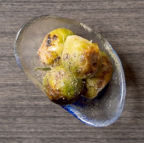 芽キャベツの胡椒浸し