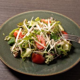 新生姜と夏野菜の柑橘サッパリサラダ