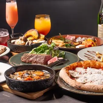 【お料理のみ】メインは国産牛の釜焼き！秋の食材をふんだんに使った石窯コース5500円(税込)