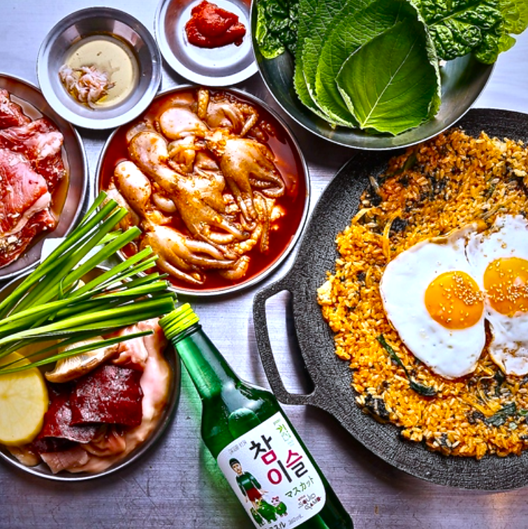 한국 기분으로 건배! 노모 사쿠라기초에서 맛보는 부산식 스타일의 대중 불고기