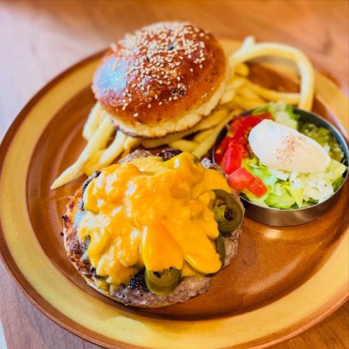 ハラペーニョチーズバーガー