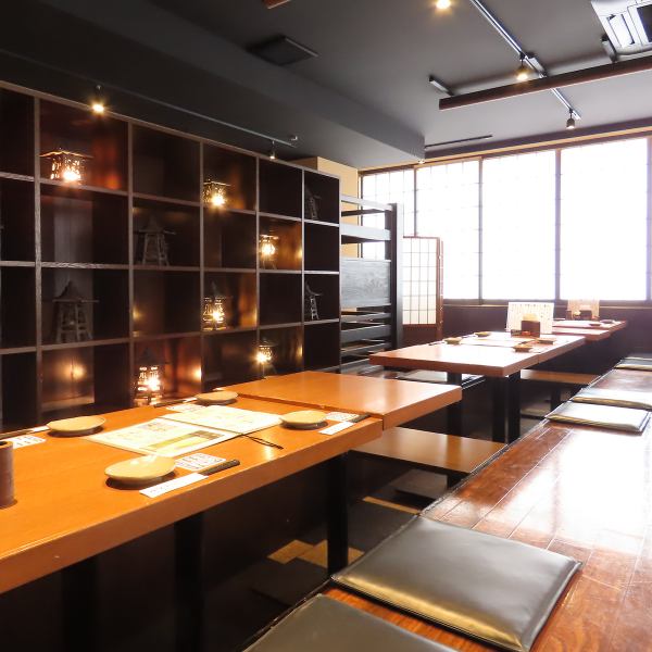 Enjoy fresh vegetables! Enjoy your meal slowly in the spacious space on the second floor.You can also connect the seats and use them for banquets.Normally, we will space the seats one table apart, so please rest assured.Great location, 5 minutes walk from Matsumoto Station!