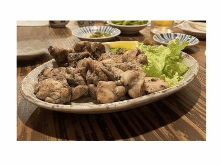 鶏もも炭火焼き