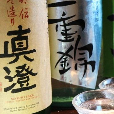 日本酒の種類豊富です