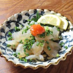 Jellyfish ponzu sauce