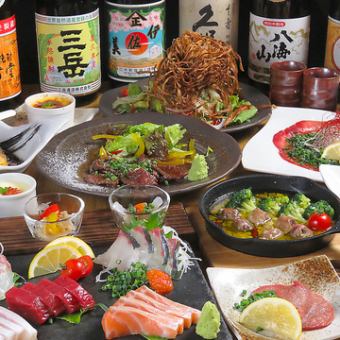 ◆Value course◆ 5 kinds of sashimi/Beef tongue carpaccio/Seared red chicken etc. 11 dishes in total 120 minutes with all-you-can-drink 5000 yen