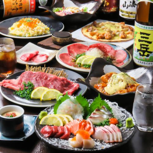 イチオシ◆創作宴会コース◆刺盛6種/牛タン/チキン南蛮/和牛サガリ等120分飲放付5500円