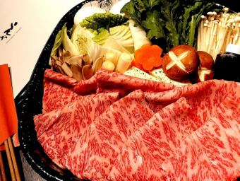 Saga beef sukiyaki set for 2 people