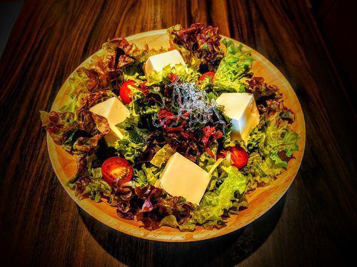 Japanese style tofu salad