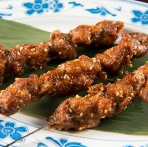 3 lamb skewers
