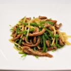 Green pepper meat thread