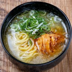 Finish with noodles! Oden ramen