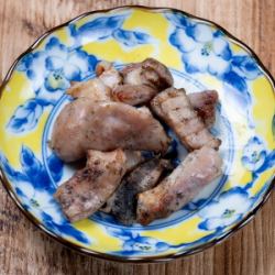 2 pieces of gatsu (pig stomach)