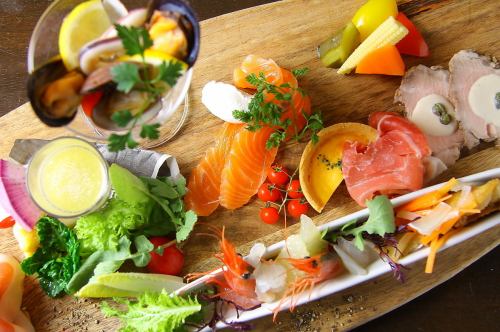 5 kinds of chef's choice appetizers