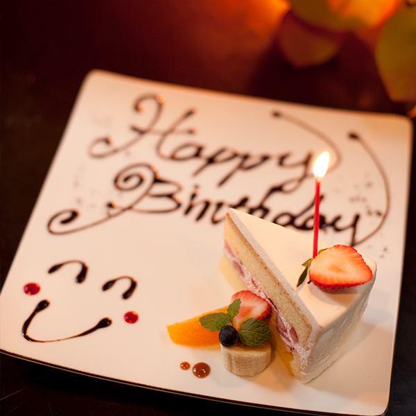 A special day is a special place ...There are special courses for anniversaries and birthdays.