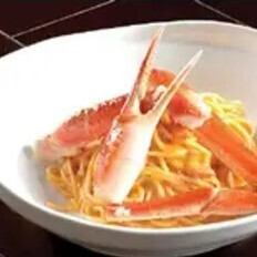 売れ筋　カニのパスタ