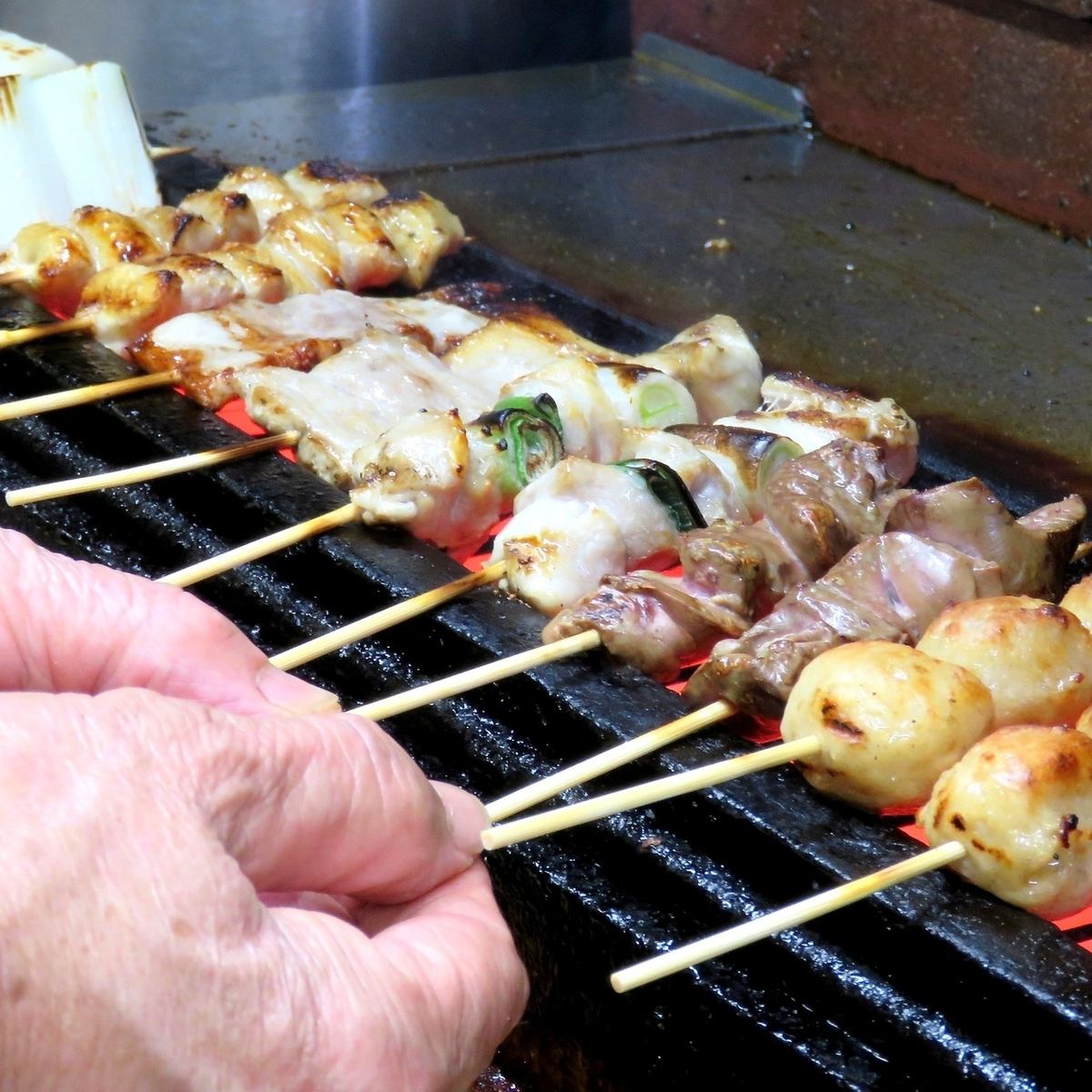 一本一本丁寧に焼き上げております。
