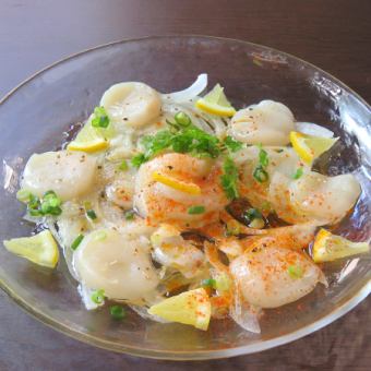 Scallop carpaccio