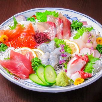 ◆当日OK◆お料理のみ【刺身5種/牛タン&和牛ステーキ等】全7品お任せおすすめコース4500円(税込)