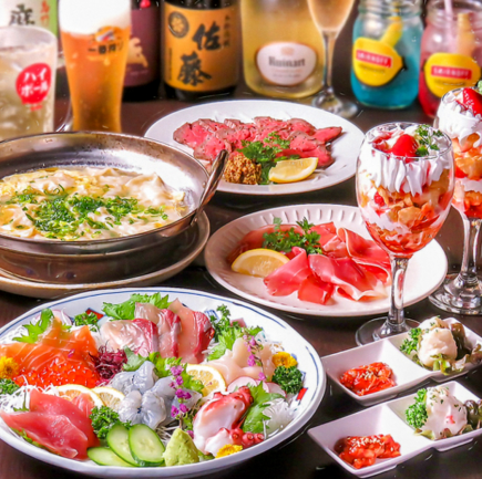 ◆当日OK◆お料理のみ【焼き物/牛タン&和牛ステーキ等】全8品お任せおすすめコース5000円(税込)