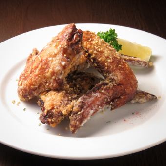 手羽先の塩焼き(4ケ)/手羽先のから揚げ(4ケ) 各