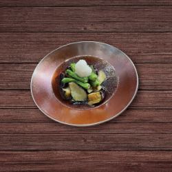 茄子とししとうの揚げ出し