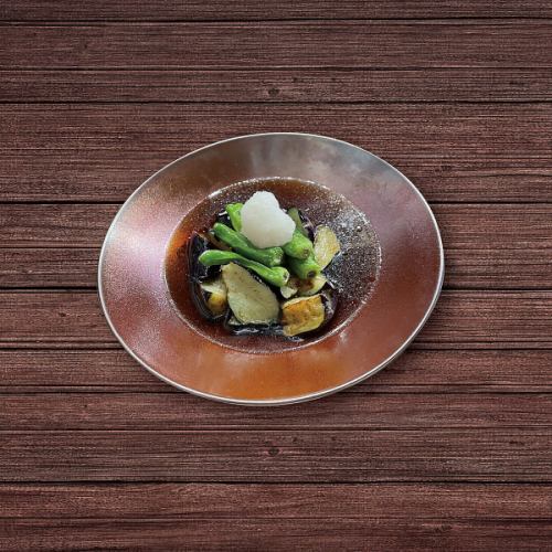 가지와 시시토의 튀김