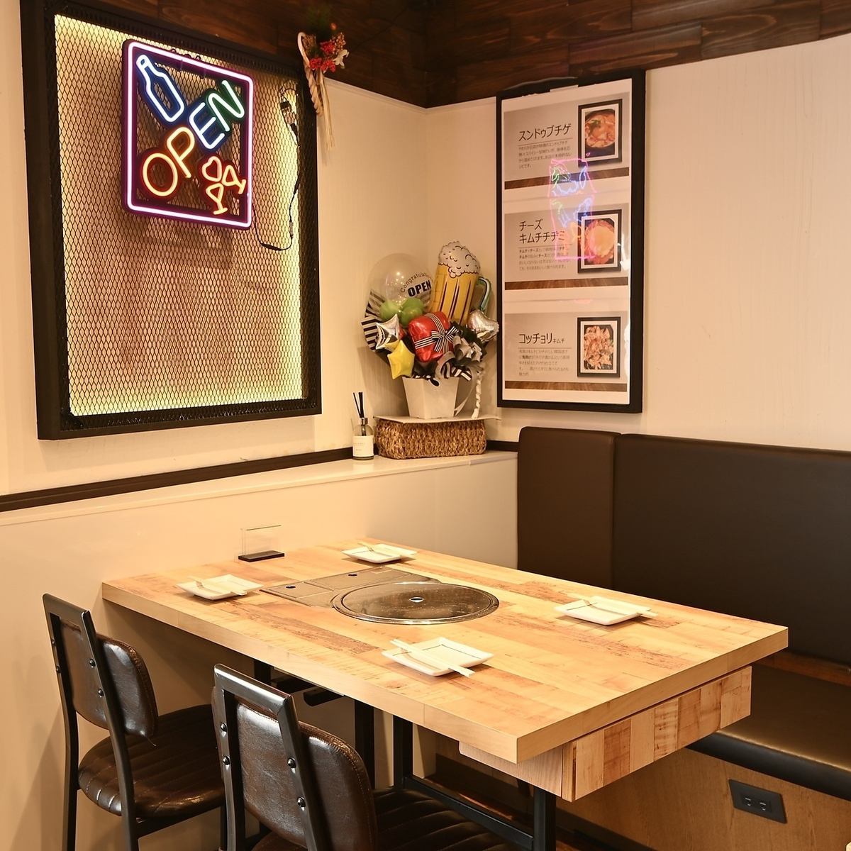 Korean cuisine × Funabashi♪ We have the perfect seating for a date★