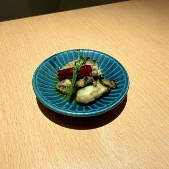 牡蠣のオイル漬け