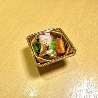 たこのクレソンのマリネ