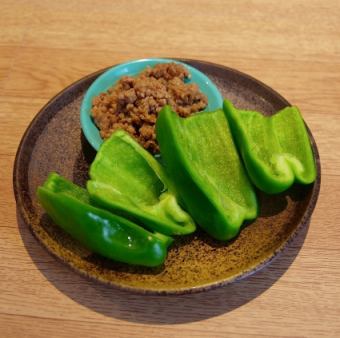 肉味噌パリパリピーマン