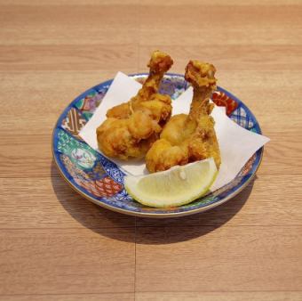 大山鶏のチューリップ唐揚げ