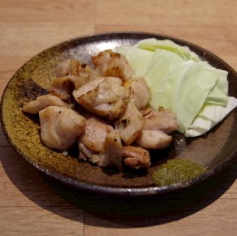 大山鶏 もも肉の炭火焼き
