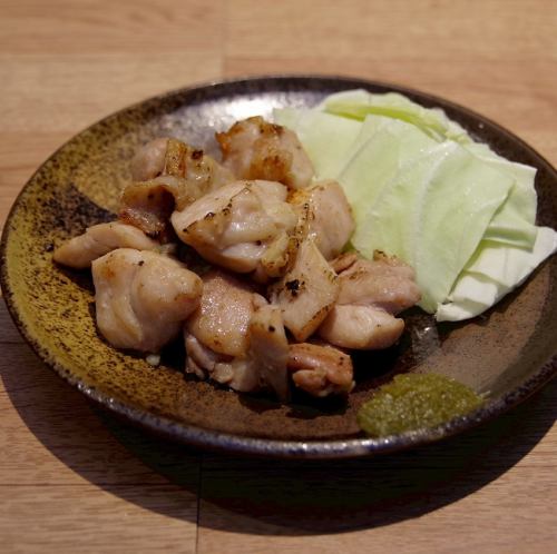 大山鶏 もも肉の炭火焼き