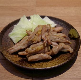 国産鶏 せせりの炭火焼き