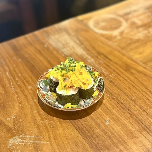 あてまき　ネギトロたくあん