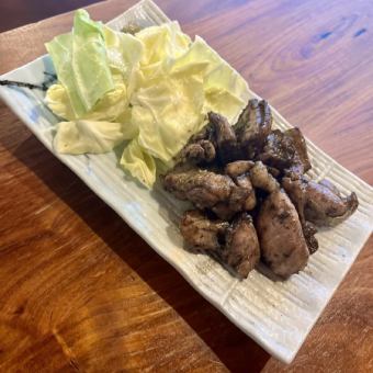 宮崎地鶏　もも肉の炭火焼き