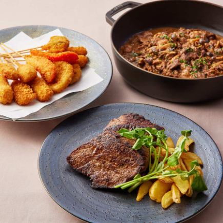 地産地消の季節の出来立て料理が楽しめる50種類のディナービュッフェ