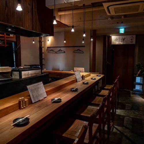 カウンター席でゆったり♪