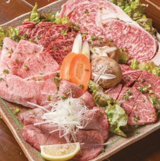 "Enjoy the finest meat - a blissful platter" Gokusen platter (5 servings)