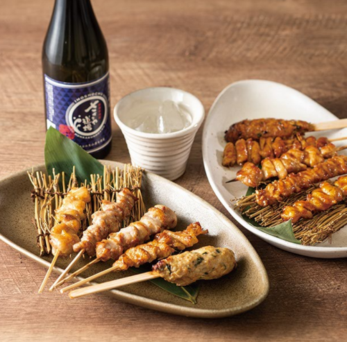 5 kinds of selected skewers (sauce/salt)