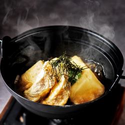 Deep-fried tofu and white fish