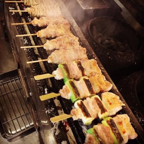 名物貝風呂と炭火焼鳥！