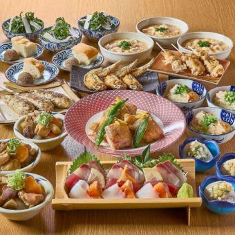 一番人気☆【冬の宴/忘年会】特選逸品コース 全11品☆2時間プレミアム飲放題付6,000円⇒5,500円