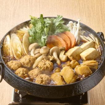 【春の宴:3/1~5/24】鶏すき鍋コース 全8品☆2時間飲放題付5,000円
